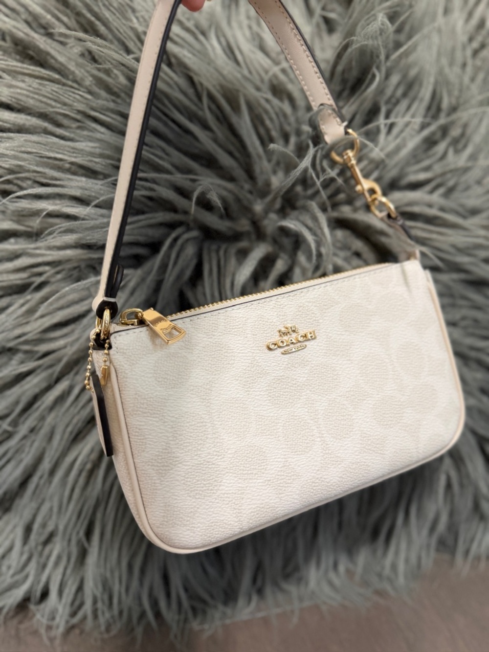 Coach Nolita 19cm shoulder bag white